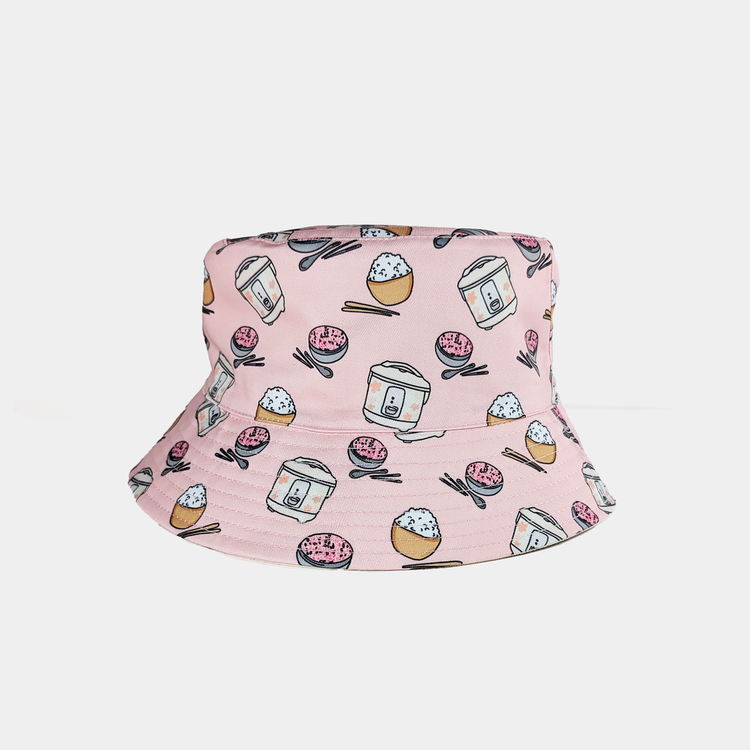 Rice Rice Rice Reversible Bucket Hat