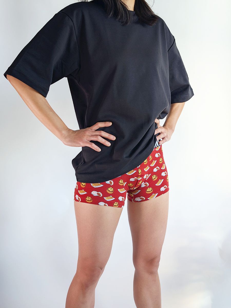 "D&D (Dimsum & Durian)" Boxer Briefs + Socks Bundle