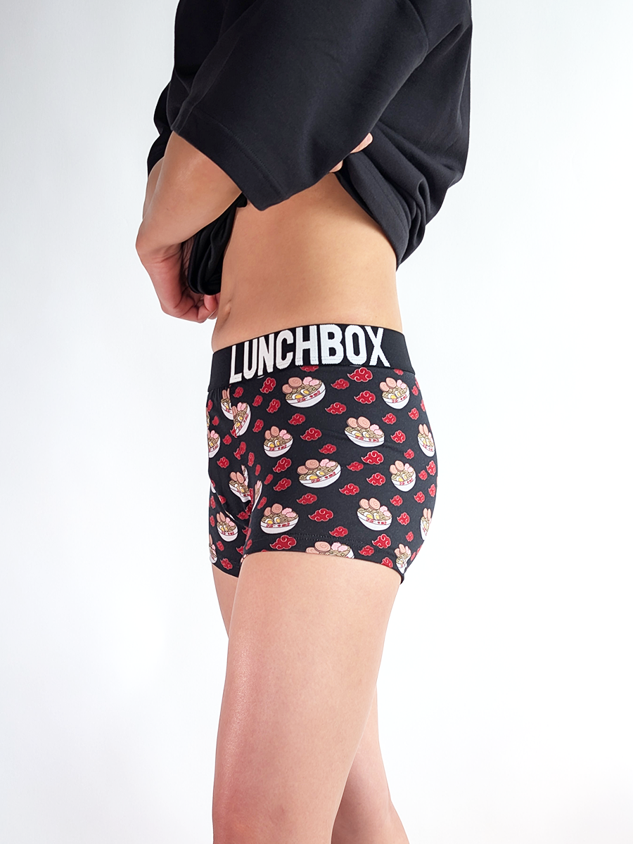 "Midnight drunken ramen" Boxer Briefs + Socks Bundle